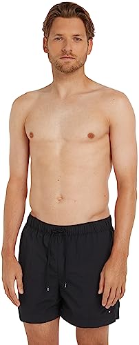 Tommy Hilfiger Herren Badeshorts Medium Drawstring Mittellang, Blau (Desert Sky), im Sale